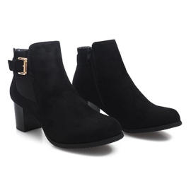 Boots On Heel J0052-1 Black 1