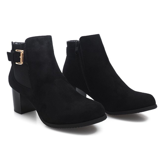 Boots On Heel J0052-1 Black 1