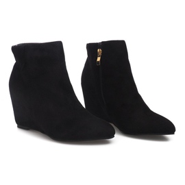Wedges Boots On Wedge B5062 Black 1