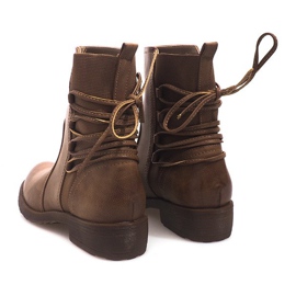 High Boots 55435 Khaki multicolored green 2