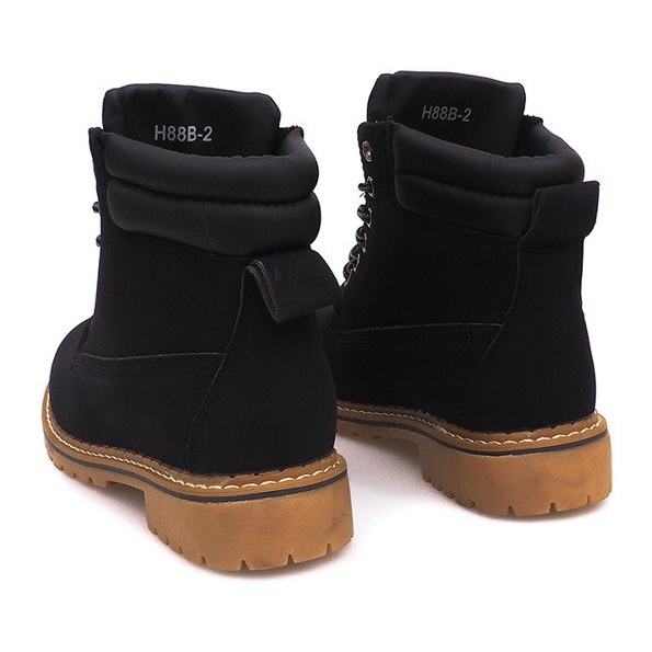 Insulated Timber boots H88B Black 2