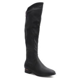 High slender boots A7898-38 Black 1