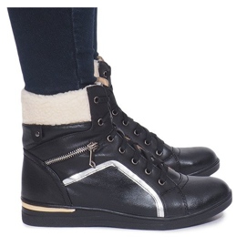 Warm Sneakers RY93022-1 Black 1