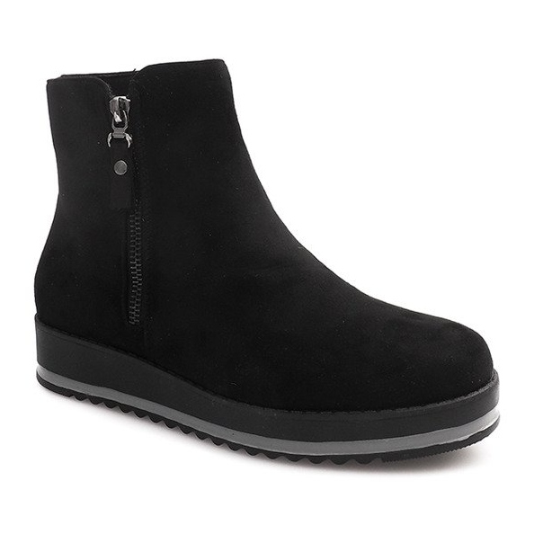 Warm Booties Jodhpur boots K-103 Black 1 Warm Booties Jodhpur boots K-103 Black 1