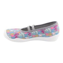 Befado children's shoes 116Y261 blue pink grey green yellow 2