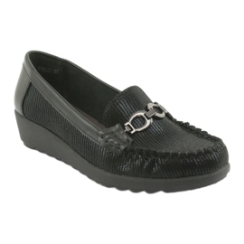 Black Moccasins wedge Sergio Leone PB223 1