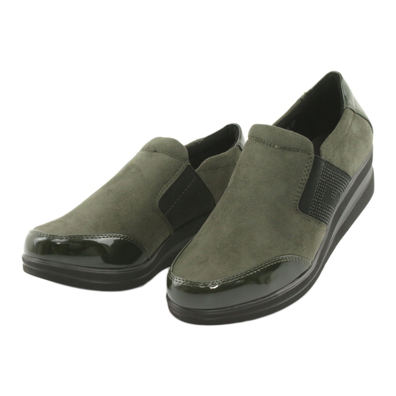Wedge shoes Sergio Leone 225 olive black green 3 Wedge shoes Sergio Leone 225 olive black green 3