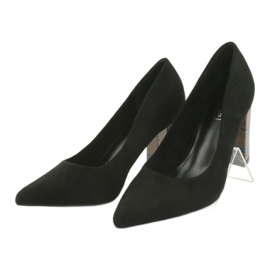 Suede pumps Filippo 1103 black 3