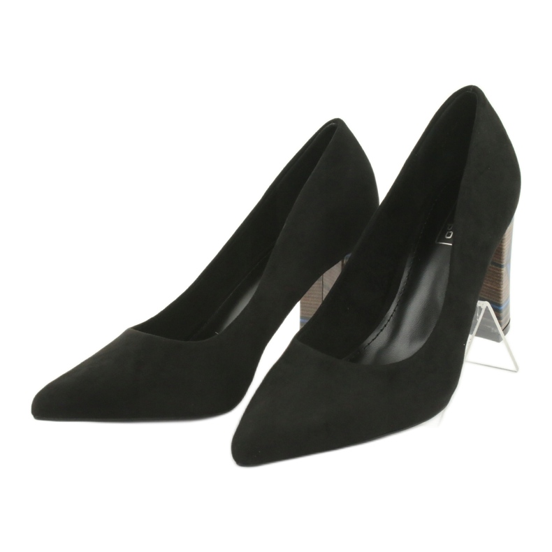 Suede pumps Filippo 1103 black 3