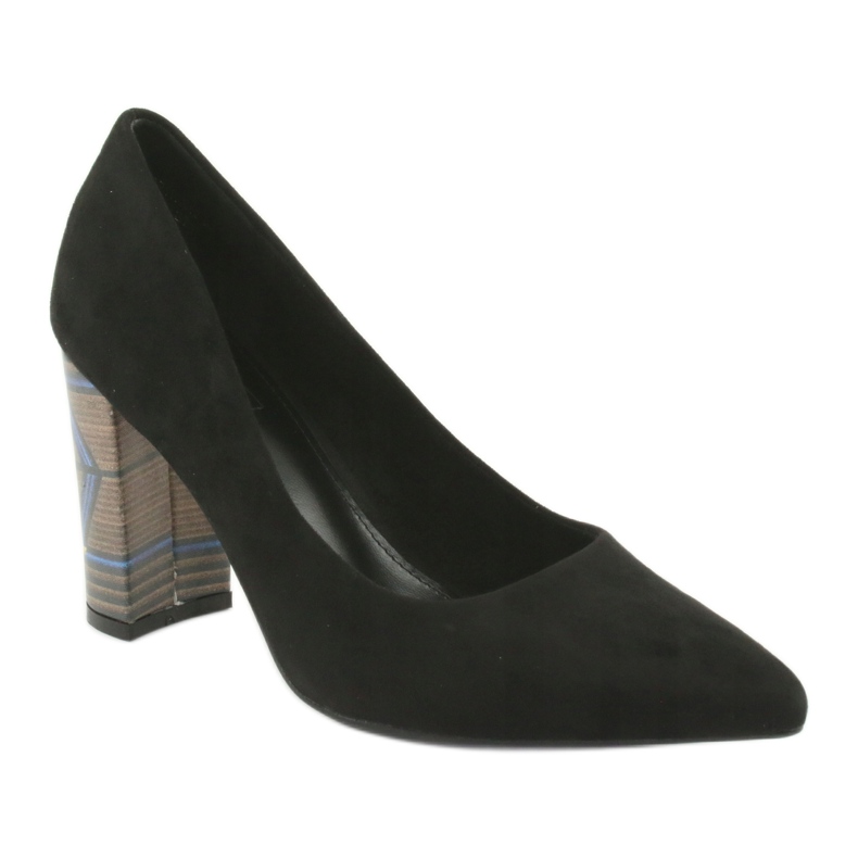Suede pumps Filippo 1103 black 1