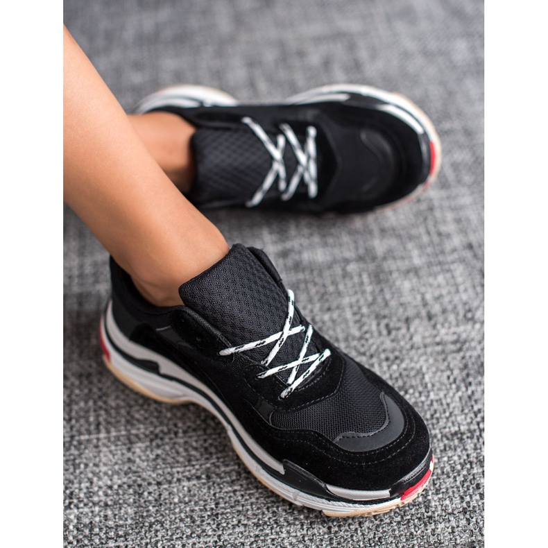 SHELOVET Casual Sport Shoes black multicolored 1