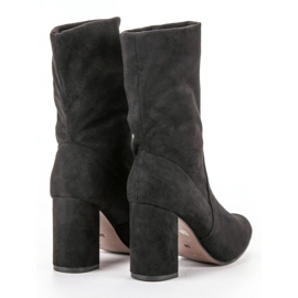 Super Mode Slip-on boots on a post black 1