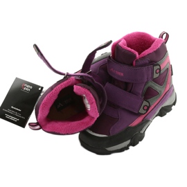 MtTrek Velcro boots with a membrane 18-501-011 purple pink grey 4