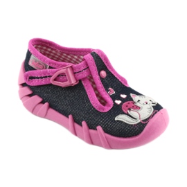 Befado children's shoes 110P348 pink navy blue 2 Befado children's shoes 110P348 pink navy blue 2