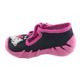 Befado children's shoes 110P348 navy blue multicolored pink 2