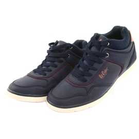 Men's shoes Lee Cooper 19-29-032B navy blue brown 3