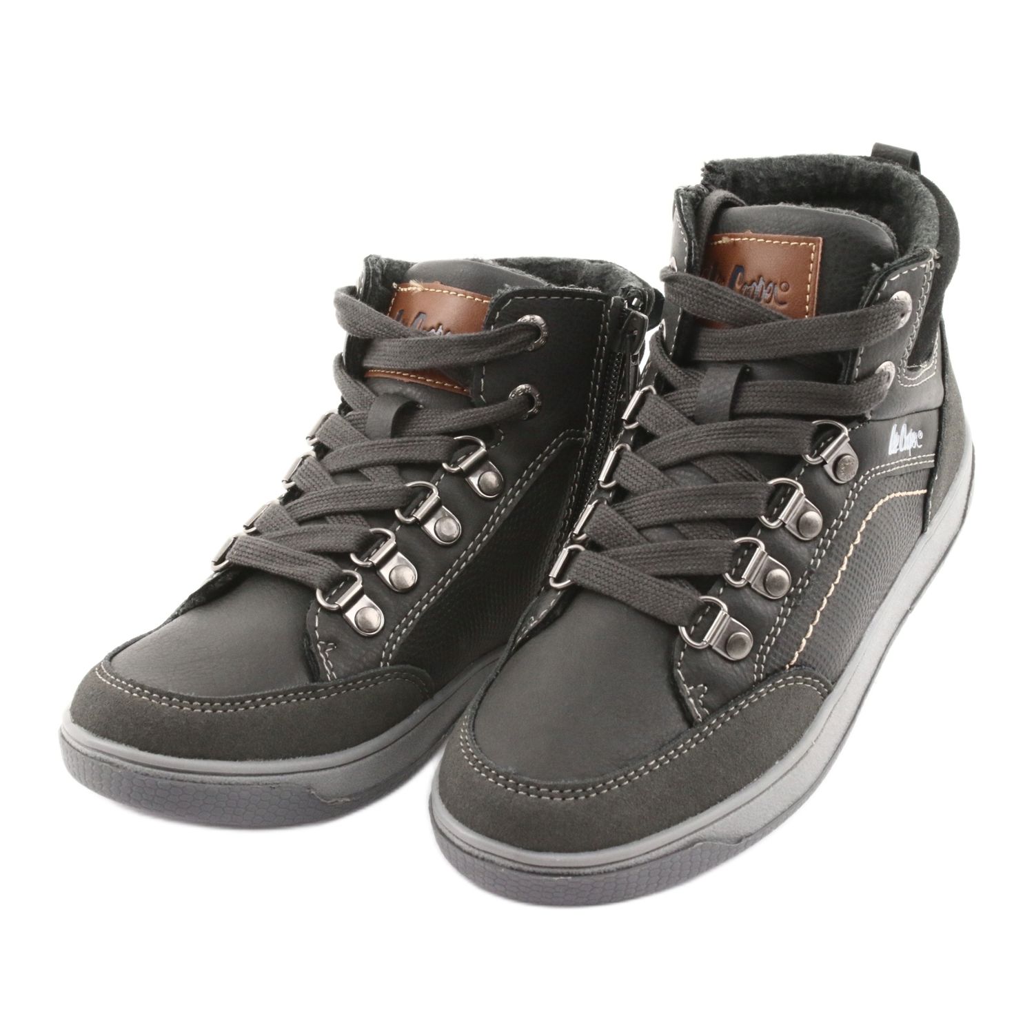 High top sports shoes Lee Cooper 19 29 081 gray grey
