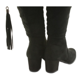Black suede boots Filippo 514 7