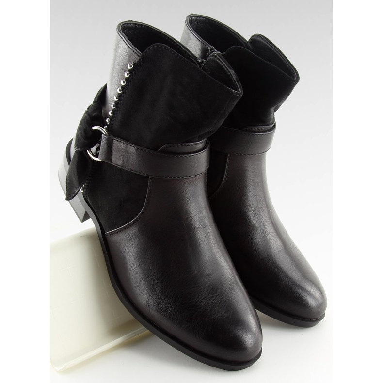 Black women's black boots 1046-PA Black 2
