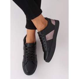 Black women's sneakers X93 Black 1