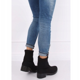 Black women's boots with a welt ZX2804 Black 1