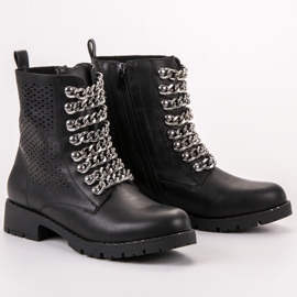 Groto Gogo Rock-style boots black 1