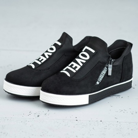 SHELOVET Love sports shoes black 1