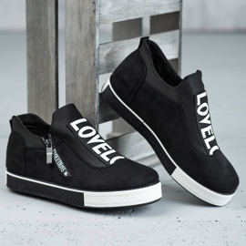 SHELOVET Love sports shoes black 2 SHELOVET Love sports shoes black 2