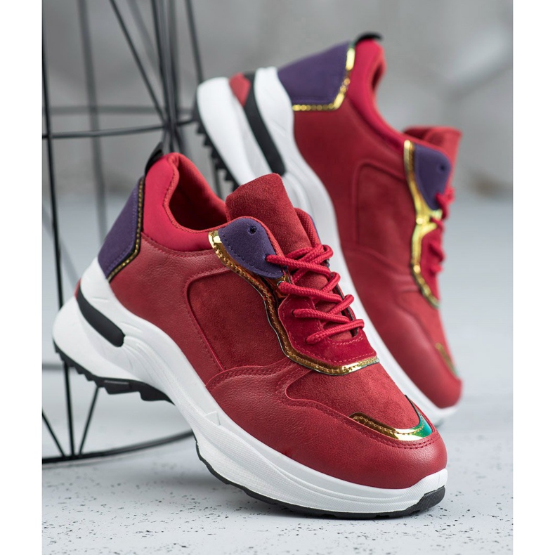 SHELOVET Casual Sneakers red 1