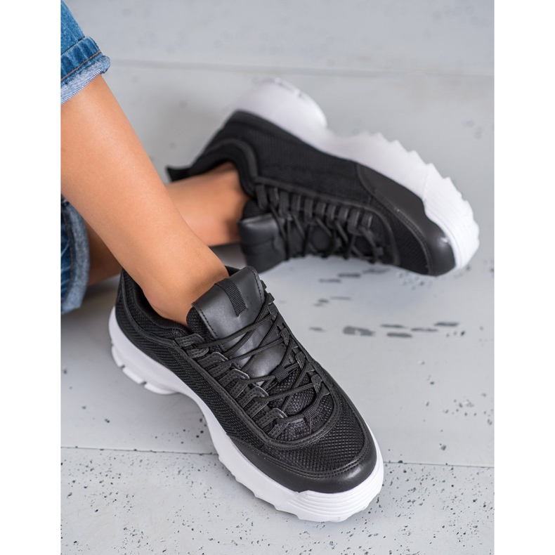 SHELOVET Fashionable Sports Shoes black 1