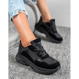 SHELOVET Black Sport Shoes 2 SHELOVET Black Sport Shoes 2