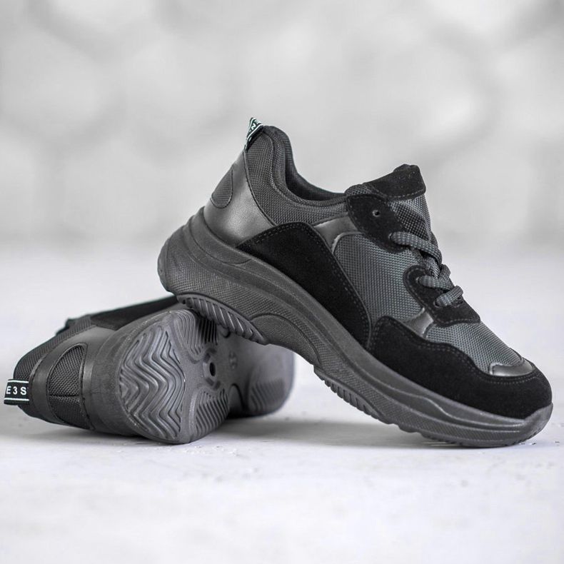 SHELOVET Black Sport Shoes 1 SHELOVET Black Sport Shoes 1