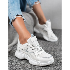 SHELOVET Classic Sport Shoes white 2
