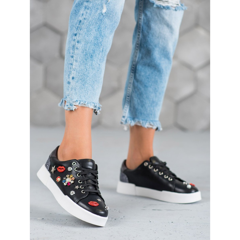 Bestelle Sport Shoes With Patches black 1