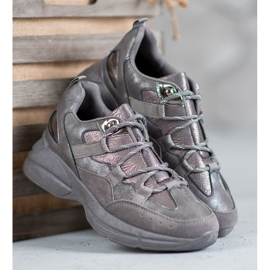 Muto Sport Shoes With Glitter grey 1