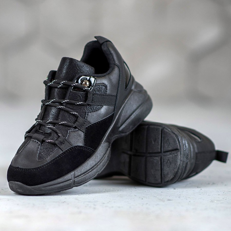 Muto Sport Shoes With Glitter black 1