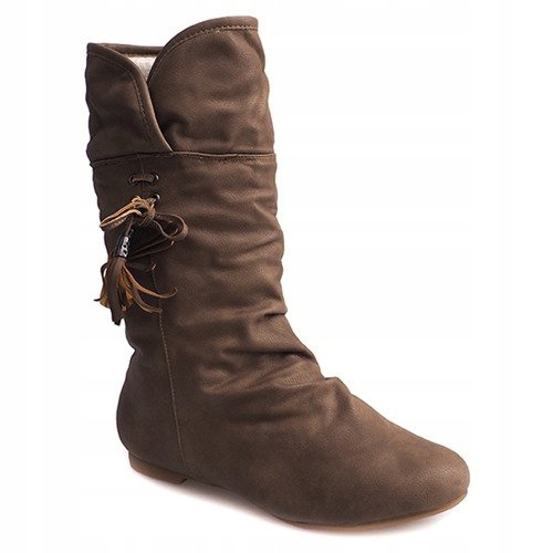 Warm Boots Saszki XQ38 Khaki boots green 2