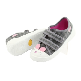 Befado children's shoes 907P108 pink grey 4