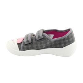 Befado children's shoes 907P108 pink grey 2 Befado children's shoes 907P108 pink grey 2