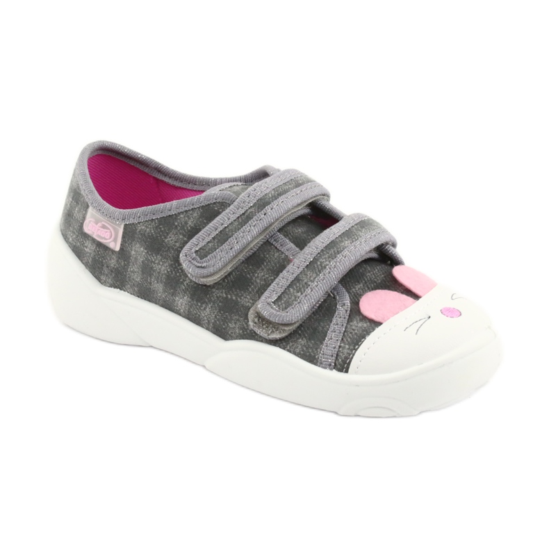 Befado children's shoes 907P108 pink grey 1 Befado children's shoes 907P108 pink grey 1