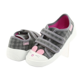 Befado children's shoes 907P108 pink grey 3