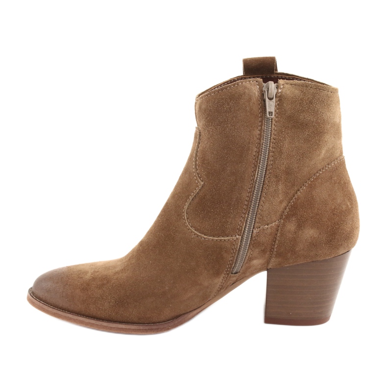 Anabelle 1466 Camel suede cowboy boots brown 2 Anabelle 1466 Camel suede cowboy boots brown 2