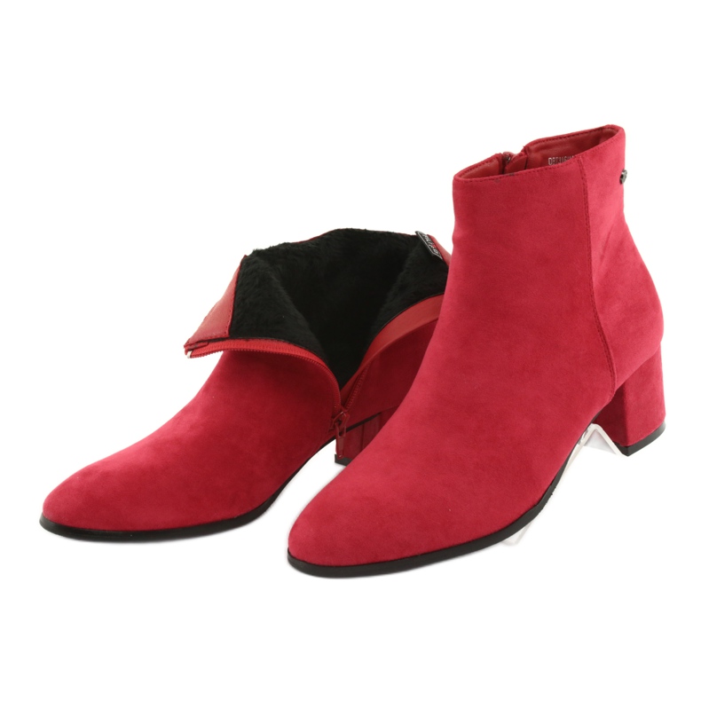Red suede Filippo 316 boots 4