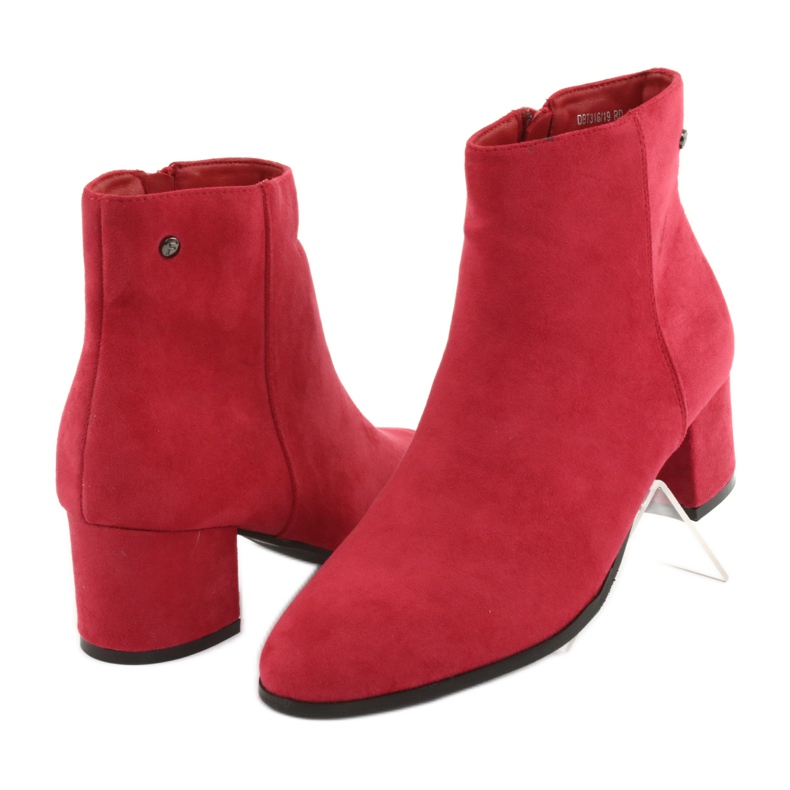 Red suede Filippo 316 boots 3