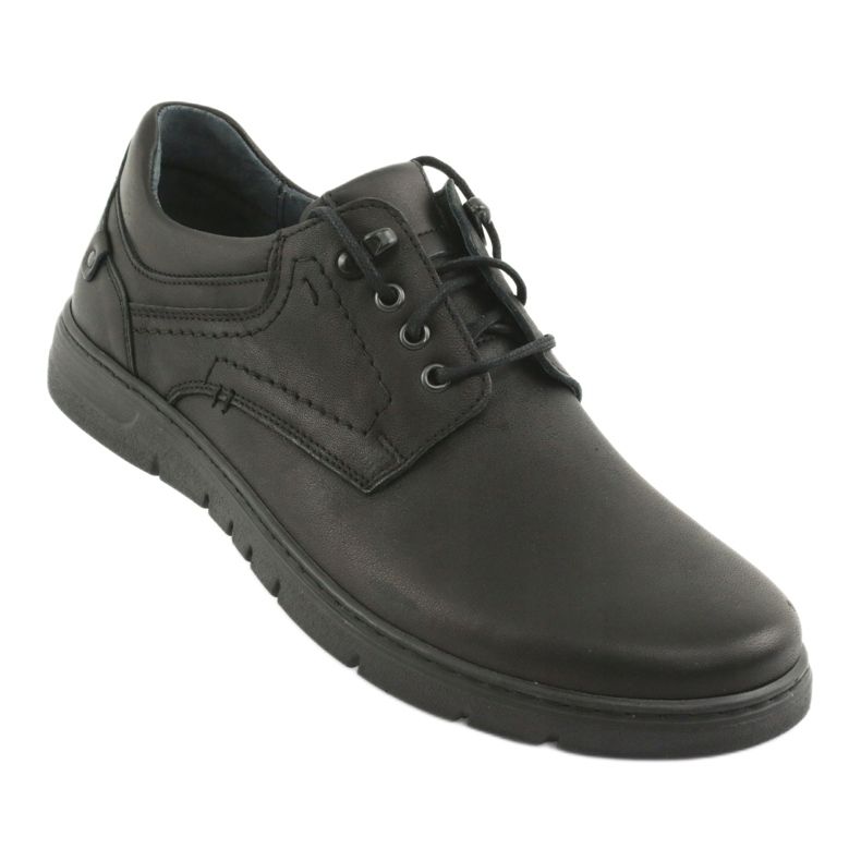 Riko 902 men's lace-up shoes black 1