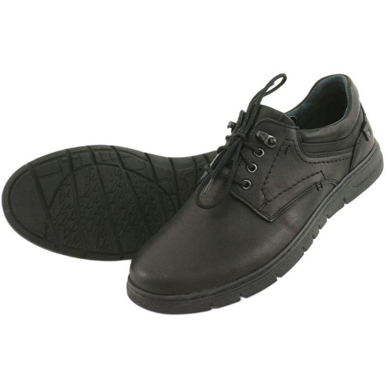 Riko 902 men's lace-up shoes black 4