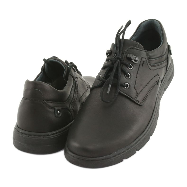 Riko 902 men's lace-up shoes black 3