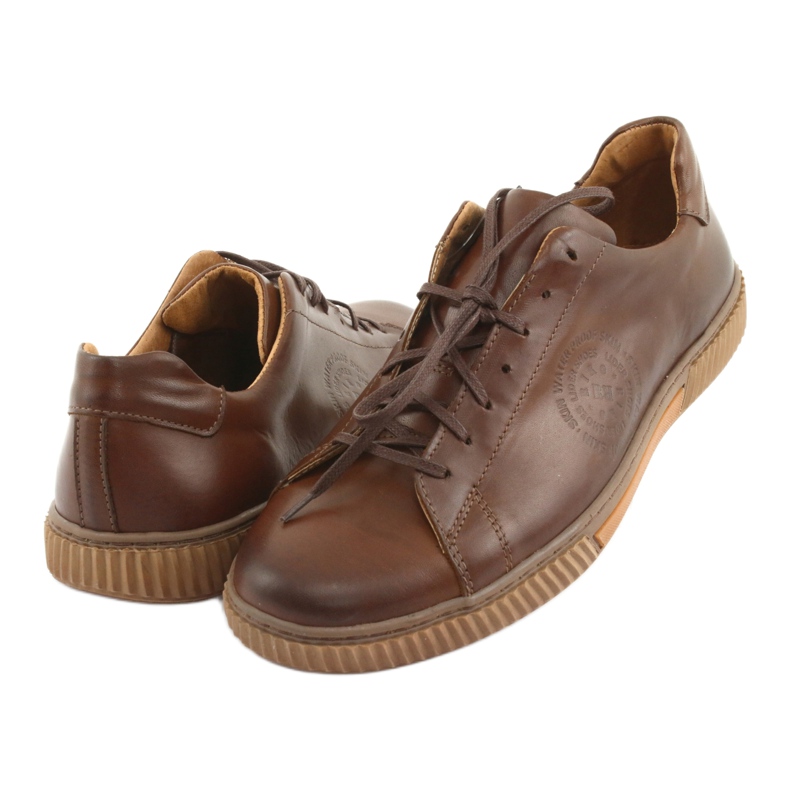Riko Sports leather shoes 893 brown 3
