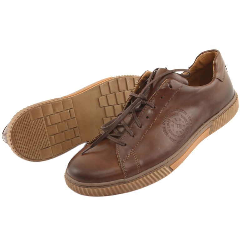 Riko Sports leather shoes 893 brown 4