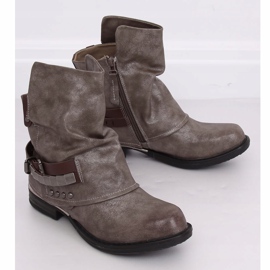 Gray military boots LL-165P Khaki grey 2